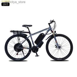 Bikes Ectric Bike 29 Inch Ectr Bicyc 48V1000W Bafang Adult Ebike Battery Fat Tire Snow E-bike Men Mountain Bike L48