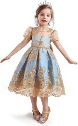 Blumenmädchen Kleider Kleinkind Prinzessin Hochzeitsfeier Kleid