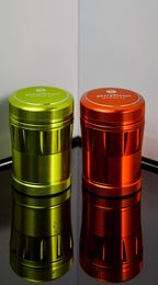 Sharpstone 4 Layers Herb Grinders Aluminium Alloy Mental Pollen Presser Grinder 7 Colours 63mm Diameter Mill Crusher Sharpstone Vers3391373