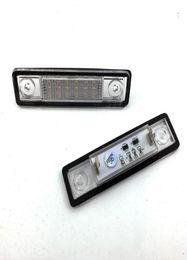 2PCS Car 18 LED License Plate Lights 12V White Number Plate Lamp For Opel Astra G Astra F Corsa B Zafira A Vectra B For Omega A1615076