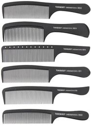 ToniGuy Classic Carbon AntiStatic Black Hand Combs Professional Salon Hair Cutting Brushes 0511 0612 8102 06818 06819 06920 0693612220285