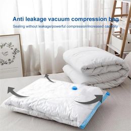 Storage Bags 1PC Vacuum Compression Bag Clothes Quilt Reusable Save Space Insect Prevention Dustfroof Organizr Without Pump