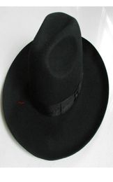 Berets Adult 100 Wool Top Hat Export Original Sheet Israeli Jewish Felt With Big Eaves 10cm Brim Woollen Fedora HatsBerets4806317