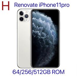 Original Unlocked Genuine iPhone 11pro Facial Recognition iOS A13 comes with 11pro boxed sealed 4G RAM 512GB ROM OLED smartphone with 100% battery life designer bag