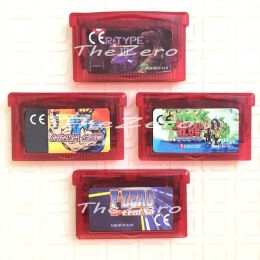 Cards RType III Ninja Cop Metal Slug Advance FZero GP Legend for 32 Bit Handheld Player Video Game Cartridge Console Card