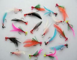 60PCS FISHING LURES LEAD HEAD JIGS HOOKS 132oz01234569035944