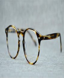 new men optical glasses frame oliver eyewear brand vintage round eyeglasses frames for women myopia glasses ov5241 with original b8779794