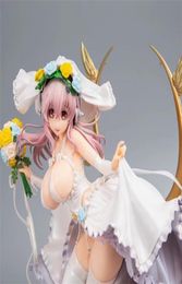 NEW 33cm SUPER SONICO THE ANIMATION 10th Anniversary Wedding Girl PVC Action Figure Toy Anime Figure Collectible Model Doll gift Y7661242