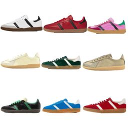 Vegan og designer shoes men casual designer sneakers trainers bold pink glow pulse mint pink core black white pink yellow sports women shoes simple sh025