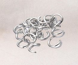 1000pcslot Gold silver Stainless Steel Open Jump Rings 4568mm Split Rings Connectors for DIY Ewelry Findings Making9699584