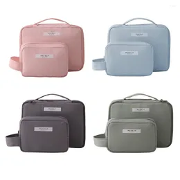 Cosmetic Bags Candy Colour Clutch Women Travel Wash Bag Zipper Makeup Storage