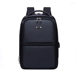 Backpack Fashion Men's Business Large Capacity 15.6 Inch Computer Bag Student Multifunctional Travel