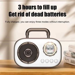 Portable Speakers Space Caule Bluetooth Speaker Classical Retro Music Player Sound Stereo Portable Decoration Mini Speakers Travel Music Player