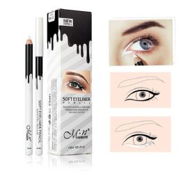 Enhancers Menow Waterproof and Soft White Eyeliner Pencil For Microblading Pmu SemiPermanent Makeup Eye Silkworm Brighten Eye Liner Pen