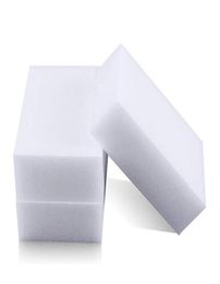 100pcslot White Magic Eraser Sponge Removes Dirt Soap Scum Debris for All Types of Surfaces Universal Cleaning Sponge Home Au8959095