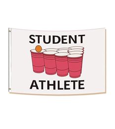 Student Athlete Flag 3x5 Ft Double Stitching Decoration Banner 90x150cm Sports Festival Polyester Digital Printed Whole2506663