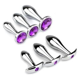 Steel Anal Butt Plug for Woman Female Ana Gay Annal Extreme Deep Buttplug Sport Men Sex Kit Toys Tooys Shop Adult Products Goods 240417