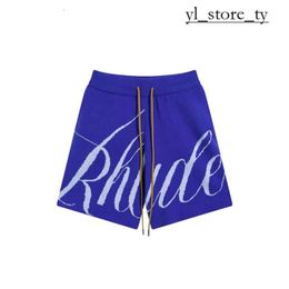 Rhude Designer Shorts Mens Luxury Trendy Streetwear Loose and Soft High Quality Women Sports Short Pants Quick Dry Men 1495