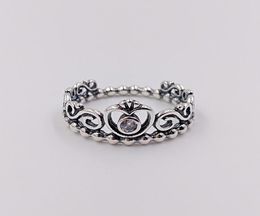 Princess Tiara Ring Authentic 925 Sterling Silver Rings Fits European Style Jewellery Andy Jewel 190880CZ6066370