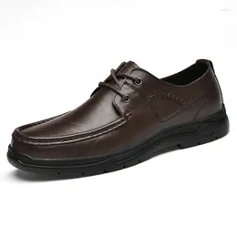 Casual Shoes British Style Male Office Retro Elegantes Wedding Dress Social Adulto Men's Genuine Leather Italian Oxford