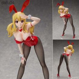 Manga 41cm FREEing Fairy Tail Lucy Heartfilia Sexy Anime Figure BSTYLE Erza Scarlet Bunny Girl Action Figure Adult Model Doll Toys L230