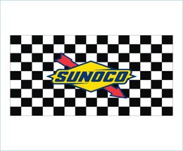 Custom Digital Print 3x5ft flags Race Racing Mahwah SUNOCO Cup Series Event Chequered Flag Banner for Game and Decoration5733116