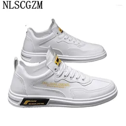 Casual Shoes White Sneakers Men Leather Sports For Male 2024 Vulcanize Man Zapatillas Hombre Chaussure De Homme