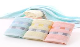 3 Piece lattice Printing Embroidery 100 Cotton Face Towel For Adults Women Men Rectangle 73X33cm In Bathroom Factory Direct5223913