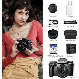 Capture Stunning 64MP Photos and 4K Videos with this WiFi Enabled Touch Screen Digital Camera - Perfect for Blogging, YouTube, and Photography