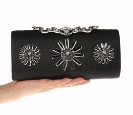 Evening Bags Black Fashion Women's Rhinestone Handbag Party Bag Shoulder Royal S1858-3