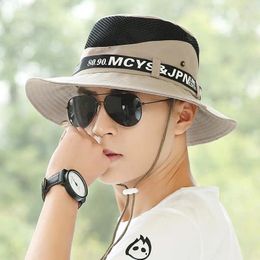 Berets Outdoor Hat Male Summer Fisherman's Sun UV Protection Men's Korean Version Of Hiking Fishing