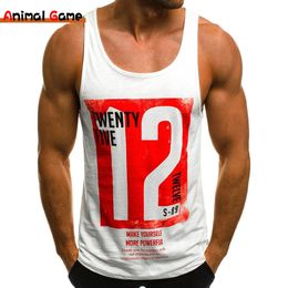 Gym Tank Top Summer Cotton Sleeveless Shirt Casual Fashion Fitness Stringer Men Bodybuilding Clothing 240416