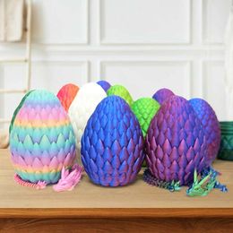 New Arrival 3D Printing Egg Dragon Box Furnish Accessory Colourful Toys Creativity Play Toy Gift for Boys Friends