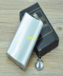 25pcslot Fast 10 oz Stainless Steel Hip Flask 10oz Portable Pocket Liquor bottle With Retail box2220833