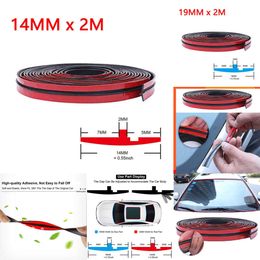 2024 Auto Roof Windshield Car Sealant Protector Strip Window Seals Noise Insulation Soundproof Car Rubber Seals Edge Sealing Strips