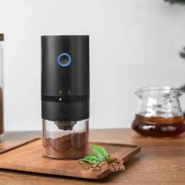 Grinders Manual Coffee Grinders Coffee Grinder TYPE C USB Charge Professional Ceramic Grinding Core Coffee Beans Mill Grinder Upgrade Porta