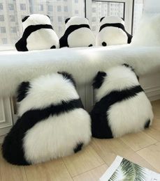 Pillow Plush Panda Sofa Floating Window Chair Bedroom Universal Long Hair Short