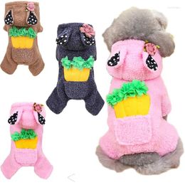 Dog Apparel Winter Jumpsuit Romper Warm Clothes For Small Dogs Yorkshire Terrier Clothing Puppy Cat Overalls Coat Tracksuit XXL