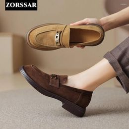 Casual Shoes 2024 Women Flats Suede Woman Cut Out Leather Breathable Moccasins Boat Ballerina Ladies