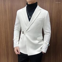 Men's Suits Brand Clothing Spring Quality Business Suit Jackets Male Slim Fit Fashion Casual Dress Blazers Tuxedo 3XL-M