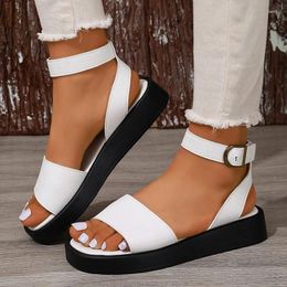 Casual Shoes Summer Women Fashion Platform Beach For Open Toe Party Buckle Women's Sandals Footwear Zapatos De Mujer