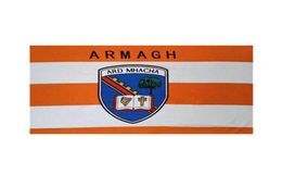 Ireland County Armagh Banner 3x5FT 90x150cm Double Stitching Flag Festival Party Gift 100D Polyester Indoor Outdoor Printed se4592365