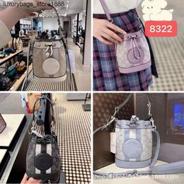 Factory High Quality 75% Discount Wholesale Bucket Drawstring Mini Womens Bag Dempsey One Shoulder Crossbody