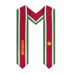 Scarves More Design Graduation Shawl Suriname Flag & United States Stole Sash Honour Study Aboard International Students