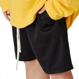 Men's Shorts Summer Mesh Breathable Quick Dry Casual Beach Short Pants Gym Bodybuilding Fitness Loose Comfortable Elastic Waist