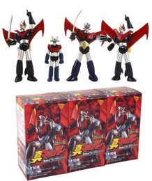 4pcsset Cartoon Toy Figure Mazinger Z Die Cast Mazinkaiser Anime PVC Action Figure Collectible Model Toy Gift3685139