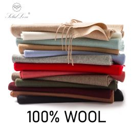 Sweatshirts Solidlove Wool Winter Scarf Women Scarves Adult Scarves for Ladies 100% Wool Scarf Women Fashion Cashmere Poncho Wrap