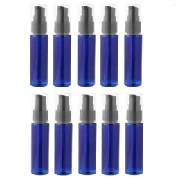 Storage Bottles 10pcs Lotion Pump Travel Bottle Empty Refill Spray Containers Dispenser For Essential Oils Foundation Shampoo 30ml (