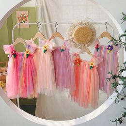 Girl Dresses Baby Dress 1-6 Years For Girls Embroidery Lace Flower Party Wedding Children Princess