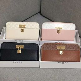 Handbag Designer Hot Selling 50% Discount leather Wallets women Fashion Printing Colour Medium and Long Wallet Zero Certificate Bag
